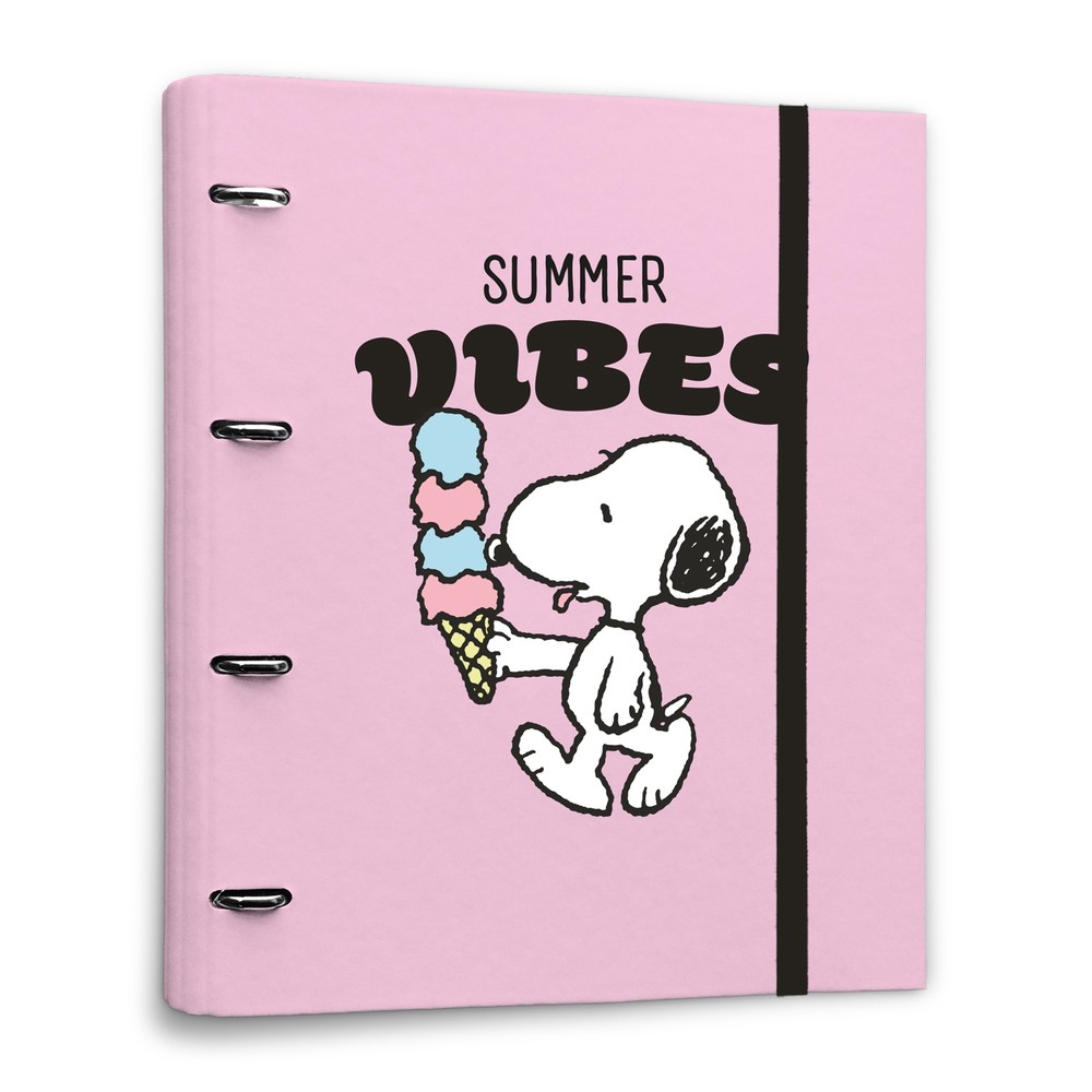 Grupo Erik Snoopy - Polypropylene 4ring Ringbuch - Mehrfarben